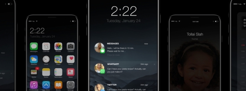 bản concept iphone 8 không viền 