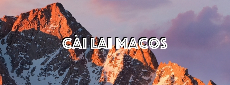 Cách cài lại MacOS