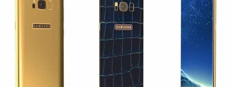 Legend nâng tầm sang chảnh của Galaxy S8/S8+ bằng vàng 24K và kim cương