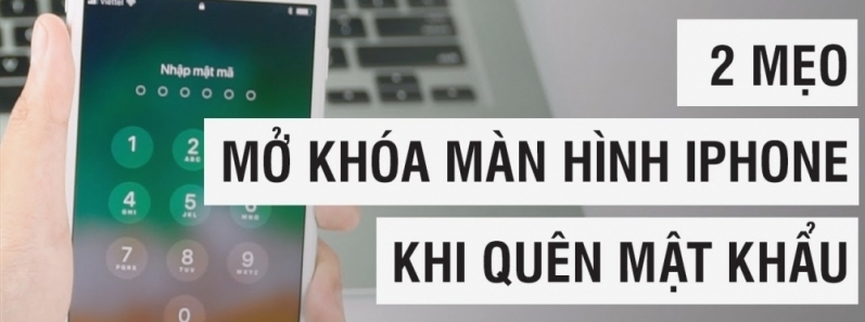 2 cách mở khóa iPhone khi quên mật khẩu - Apple Center (www.applecenter.com.vn)