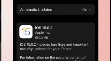 Apple phát hành iOS 15.0.2 chính thức: sửa lỗi bảo mật và một số lỗi khác