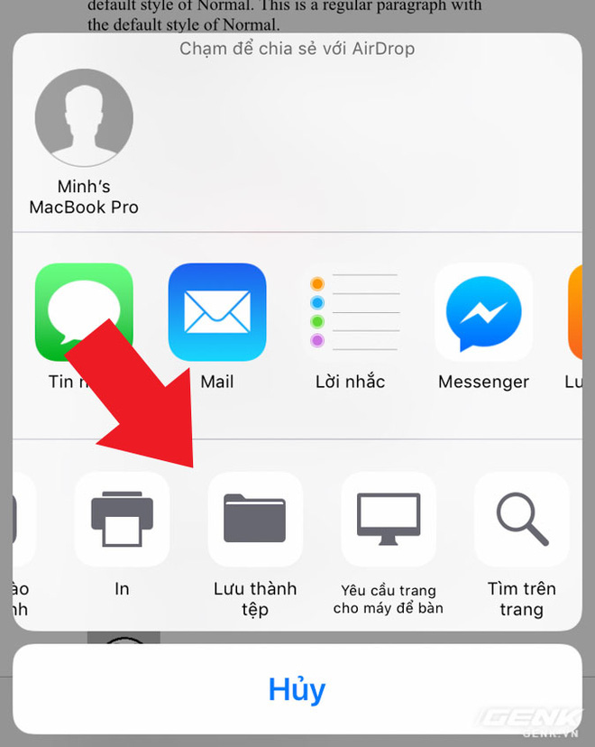 Cũng liên quan đến ứng dụng Files: khi người dùng mở một file bằng trình duyệt Safari, nay họ đã có tùy chọn Lưu thành tệp thông qua ứng dụng Files. Tuy nhiên, cũng như ở trên, tính năng này hiện cũng vô dụng vì nó chưa cho phép lưu trực tiếp dữ liệu vào thiết bị, mà chỉ là dịch vụ iCloud Drive​