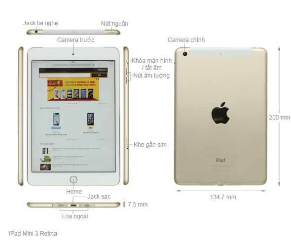 Apple center đà nẵng , ipad mini 4 , Apple Center 30 Nguyễn văn linh .